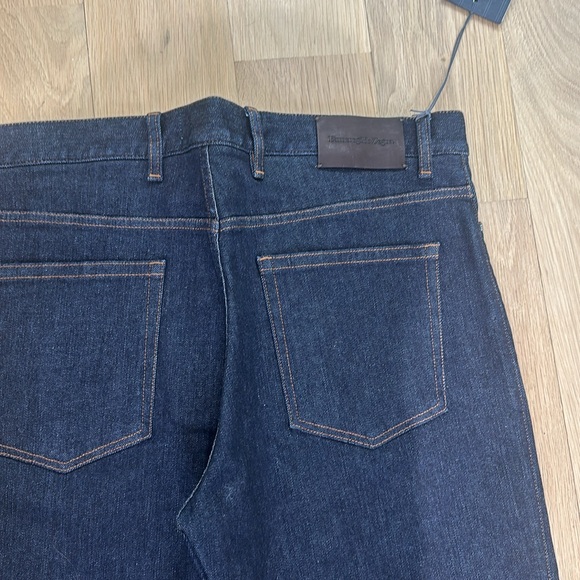Ermenegildo Zegna 5 pocket dark wash jeans 34R (36x34) NWT - Picture 8 of 12
